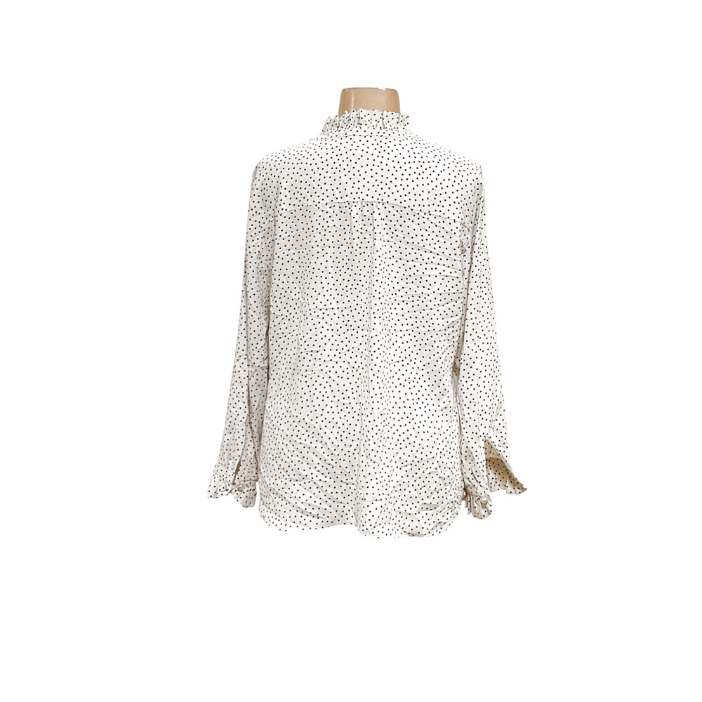 Talbots Cream Plus Size Polka Dot Button-Up - image 2